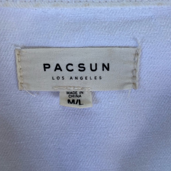 PacSun cropped white jean jacket - Picture 5 of 6